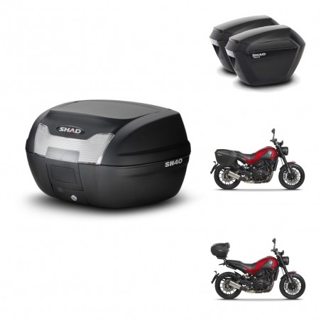 SHAD Maletas sh23 + soporte montaje baul SH40 KIT-460896