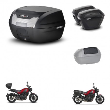 SHAD Maletas sh23 + soporte montaje baul SH40 accesorios KIT-460900