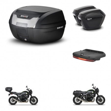 SHAD Maletas sh23 + soporte montaje baul SH40 accesorios KIT-460906