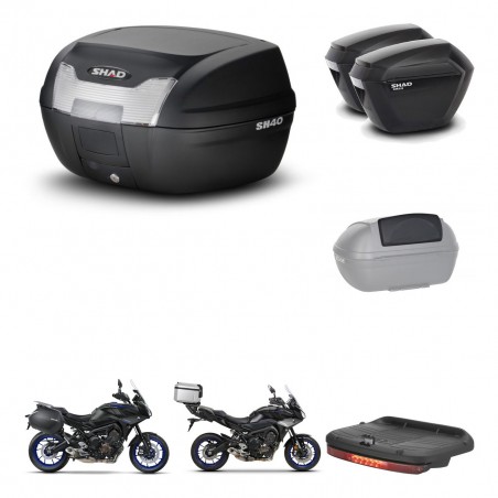SHAD Maletas sh23 + soporte montaje baul SH40 accesorios KIT-460926