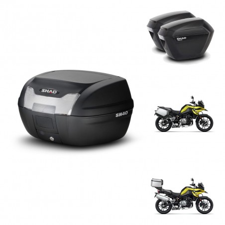 SHAD Maletas sh23 + soporte montaje baul SH40 KIT-460928