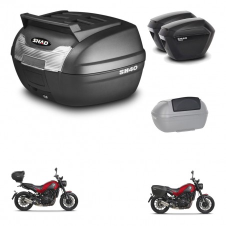 SHAD Maletas sh23 + soporte montaje baul SH40 parrilla superior accesorios KIT-460948