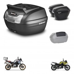 SHAD SH23 suitcases + mounting bracket SH40 trunk top grill accessories KIT-460964