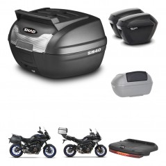 SHAD SH23 suitcases + mounting bracket SH40 trunk top grill accessories KIT-460974