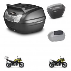 SHAD SH23 alu suitcases + mounting bracket SH40 top grill trunk accessories KIT-460981