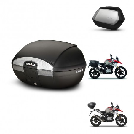 SHAD Maletas SH35 PREMIUM + soporte montaje baul SH45 KIT-460993
