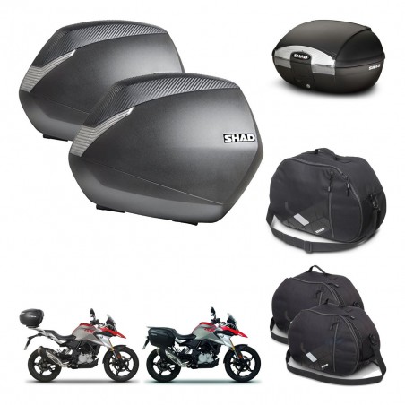 SHAD Baul SH45 + soporte montaje maletas SH36 accesorios KIT-461003