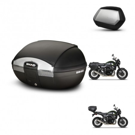 SHAD Maletas SH35 PREMIUM + soporte montaje baul SH45 KIT-461089