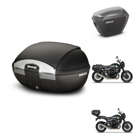 SHAD Maletas sh23 alu + soporte montaje baul SH45 KIT-461091