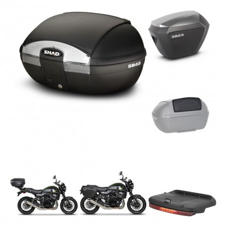 SHAD Maletas sh23 alu + soporte montaje baul SH45 accesorios KIT-461121