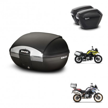 SHAD Maletas sh23 + soporte montaje baul SH45 KIT-461136