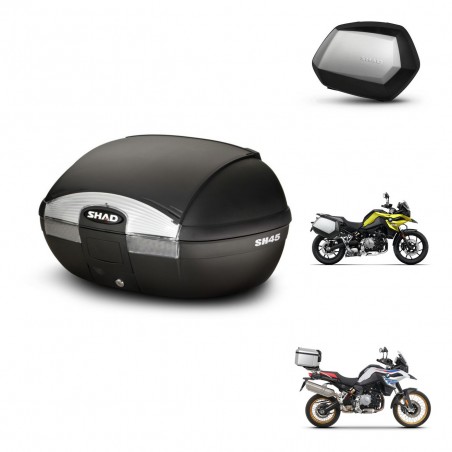 SHAD Maletas SH35 PREMIUM + soporte montaje baul SH45 KIT-461137
