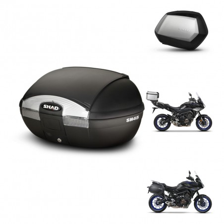 SHAD Maletas SH35 PREMIUM + soporte montaje baul SH45 KIT-461185