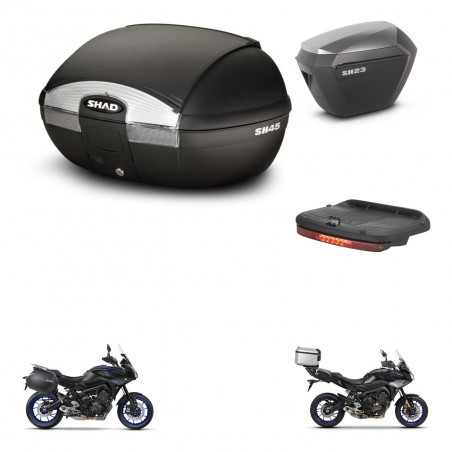 SHAD Maletas sh23 alu + soporte montaje baul SH45 accesorios KIT-461193