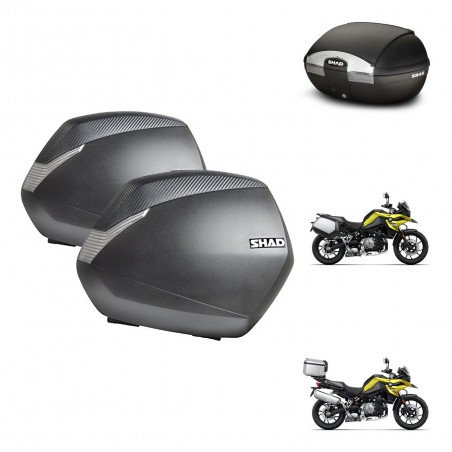 SHAD Trunk SH45 + mounting bracket SH36 suitcases KIT-461230