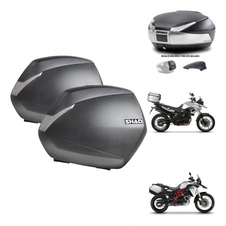 SHAD Baul SH48 tapa respaldo + soporte montaje maletas SH36 KIT-461672