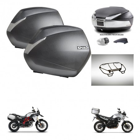 SHAD Baul SH48 tapa respaldo + soporte montaje maletas SH36 accesorios KIT-461678