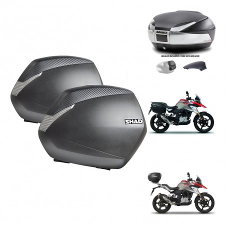 SHAD Baul SH48 tapa respaldo + soporte montaje maletas SH36 KIT-461778