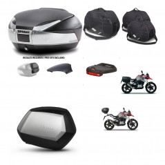 SHAD SH35 PREMIUM suitcases + mounting bracket SH48 trunk backrest cover accessories KIT-461800