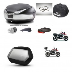 SHAD SH35 PREMIUM suitcases + mounting bracket SH48 trunk backrest cover accessories KIT-461823