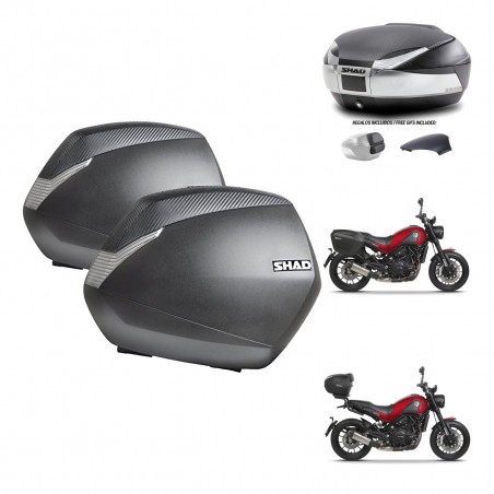 SHAD Trunk SH48 backrest cover + mounting bracket SH36 suitcases KIT-461826