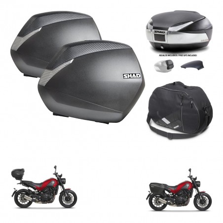 SHAD Trunk SH48 backrest cover + mounting bracket SH36 suitcases accessories KIT-461838