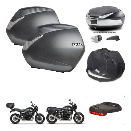 SHAD Baul SH48 tapa respaldo + soporte montaje maletas SH36 accesorios KIT-461892