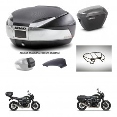 SHAD SH23 alu suitcases + mounting bracket SH48 trunk backrest cover accessories KIT-461903