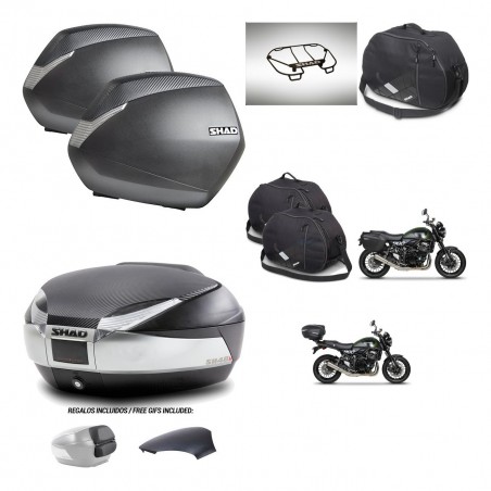 SHAD Baul SH48 tapa respaldo + soporte montaje maletas SH36 accesorios KIT-461911