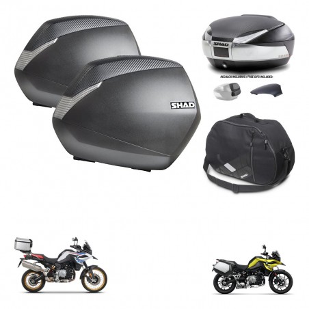 SHAD Trunk SH48 backrest cover + mounting bracket SH36 suitcases accessories KIT-461934