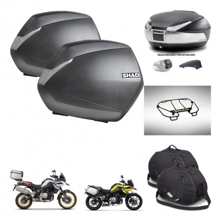 SHAD Trunk SH48 backrest cover + mounting bracket SH36 suitcases accessories KIT-461947