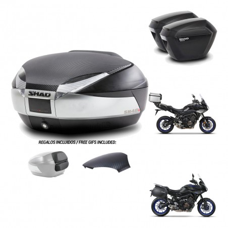 SHAD Maletas sh23 + soporte montaje baul SH48 tapa respaldo KIT-461972