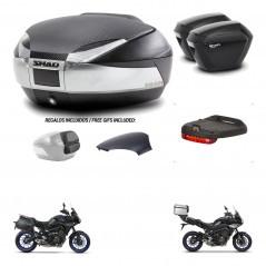 SHAD Suitcases sh23 + mounting bracket trunk SH48 backrest cover accessories KIT-461978