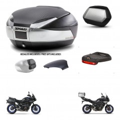 SHAD SH35 PREMIUM suitcases + mounting bracket SH48 trunk backrest cover accessories KIT-461979
