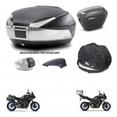 SHAD SH23 alu suitcases + mounting bracket SH48 trunk backrest cover accessories KIT-461987