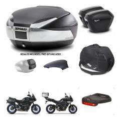 SHAD Maletas sh23 + soporte montaje baul SH48 tapa respaldo accesorios KIT-461990