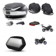 SHAD Maletas SH35 PREMIUM + soporte montaje baul SH48 tapa respaldo accesorios KIT-461992