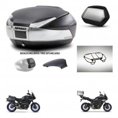 SHAD SH35 PREMIUM suitcases + mounting bracket SH48 trunk backrest cover accessories KIT-461997