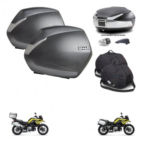 SHAD Trunk SH48 backrest cover + mounting bracket SH36 suitcases accessories KIT-462019