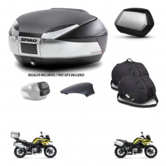SHAD SH35 PREMIUM suitcases + mounting bracket SH48 trunk backrest cover accessories KIT-462022