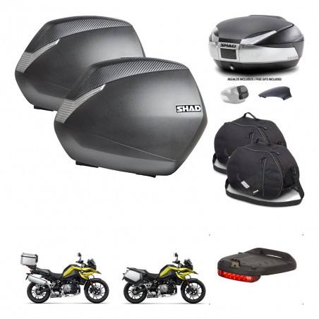 SHAD Baul SH48 tapa respaldo + soporte montaje maletas SH36 accesorios KIT-462025