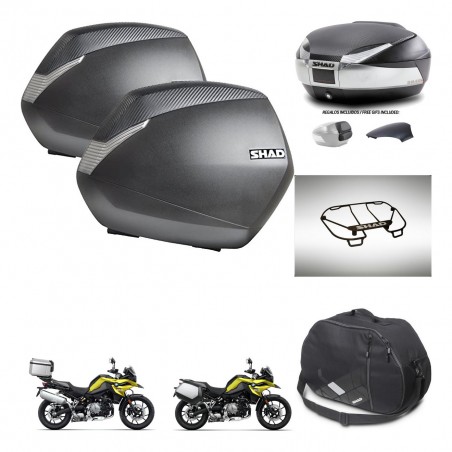 SHAD Trunk SH48 backrest cover + mounting bracket SH36 suitcases accessories KIT-462054