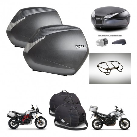 SHAD Trunk SH48 backrest cover + mounting bracket SH36 suitcases accessories 49 L KIT-462073