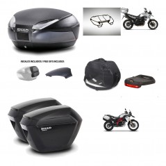 SHAD Suitcases sh23 + mounting bracket trunk SH48 backrest cover accessories 49 L KIT-462092