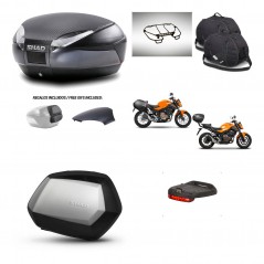 SHAD SH35 PREMIUM suitcases + mounting bracket SH48 trunk backrest cover accessories 49 L KIT-462117