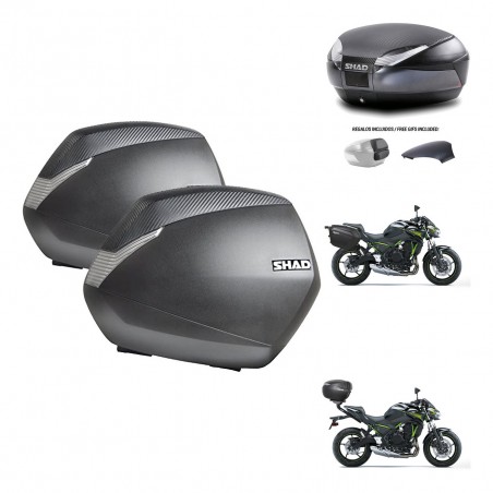 SHAD Baul SH48 tapa respaldo + soporte montaje maletas SH36 49 L KIT-462136