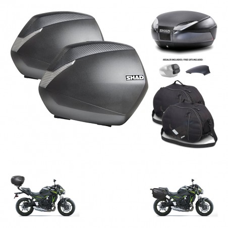 SHAD Trunk SH48 backrest cover + mounting bracket SH36 suitcases accessories 49 L KIT-462137