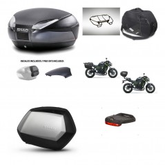 SHAD SH35 PREMIUM suitcases + mounting bracket SH48 trunk backrest cover accessories 49 L KIT-462169