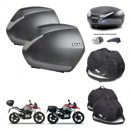 SHAD Trunk SH48 backrest cover + mounting bracket SH36 suitcases accessories 49 L KIT-462185