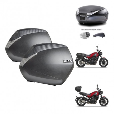 SHAD Baul SH48 tapa respaldo + soporte montaje maletas SH36 49 L KIT-462220